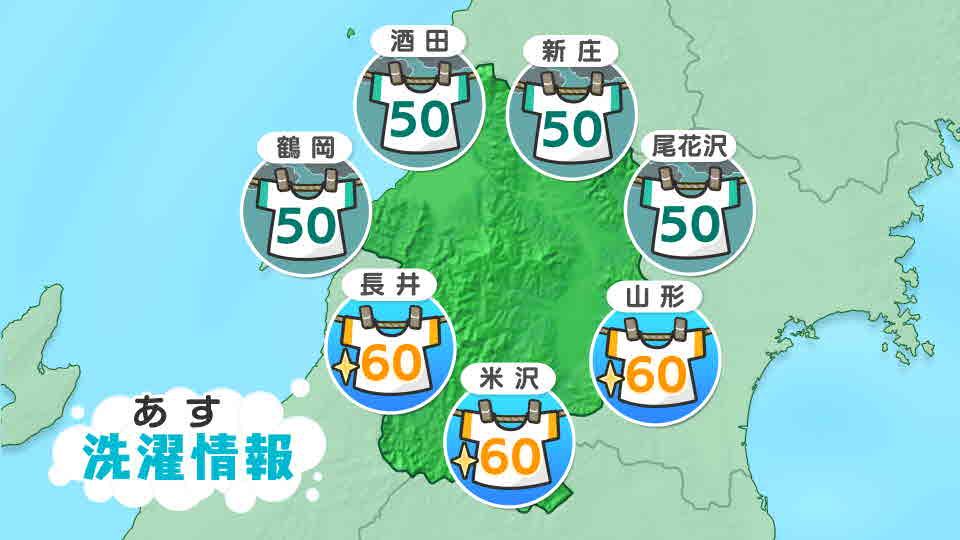 洗濯情報－あす